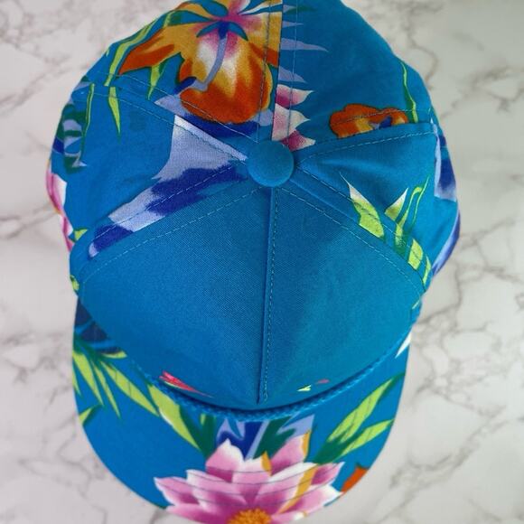Vintage Hawaiian Headwear Cap Maui Neon 90’s - Picture 5 of 9